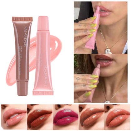 Glossy Mirror Lip Gloss - Waterproof Long-Lasting Tinted Lip Tint