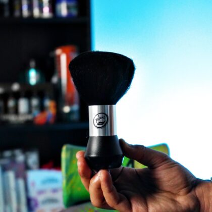 Soft Bristle Barber Neck & Face Duster Brush
